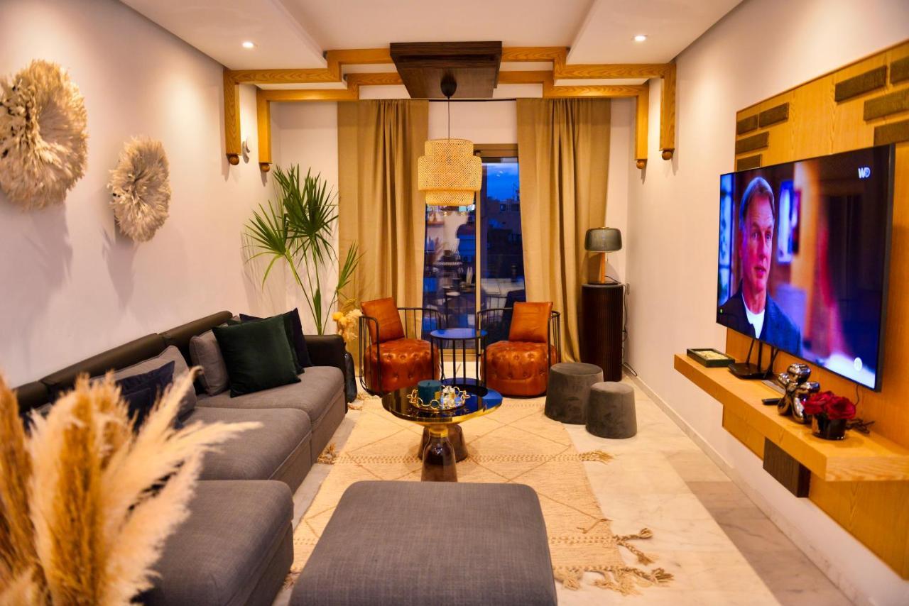Appartement De Prestige Climatise A L'Hivernage 400M De La Gare มาร์ราเกช ภายนอก รูปภาพ