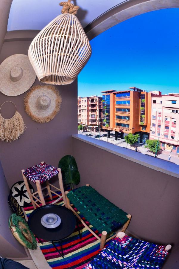 Appartement De Prestige Climatise A L'Hivernage 400M De La Gare มาร์ราเกช ภายนอก รูปภาพ